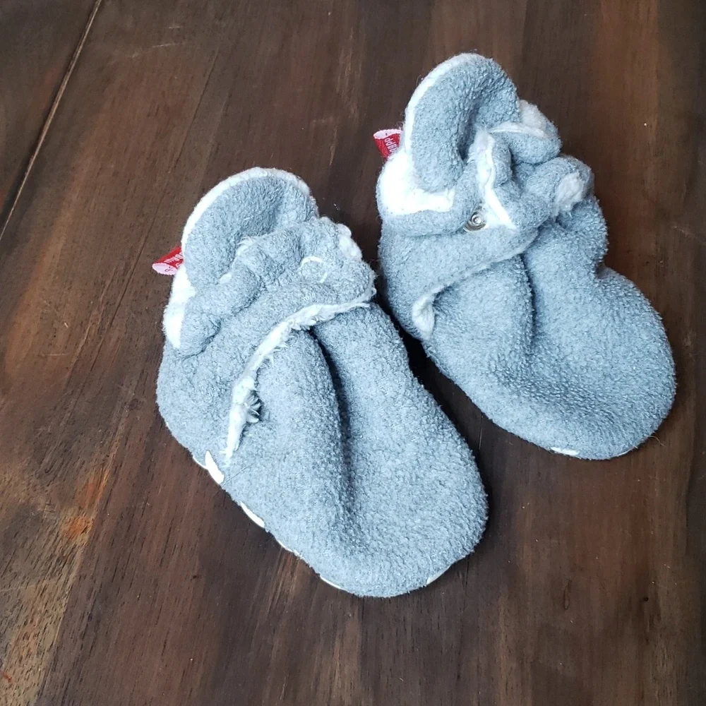 MYGGPP Polar Fleece Bootie Slippers Sz 6-12M